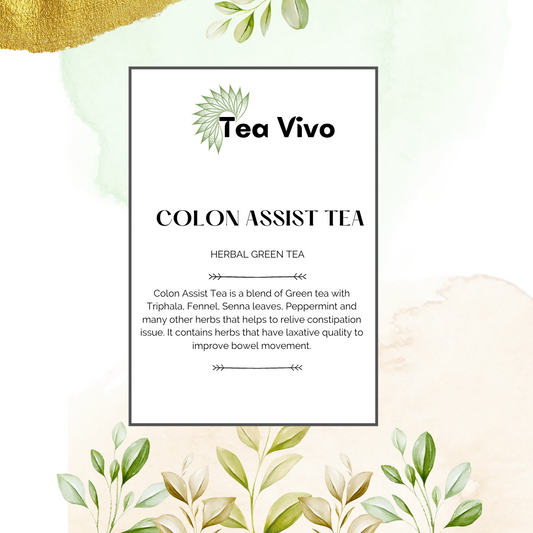 Colon Assist Tea with Senna Leaves, Peppermint, Triphala, Chamomile